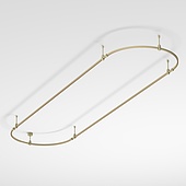 054394 Основание ART-APRIORI-OVAL-ROD-200-3000x1000 (OG) (Arlight, IP20 Металл, 3 года)