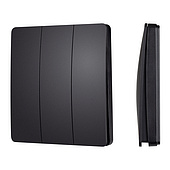 051675 INTELLIGENT ARLIGHT Кнопочная панель KINETIC-801-22-3G-WP-SUF Black (No battery, IP67, 433Mhz) (IARL, IP67 Пластик, 3 года)