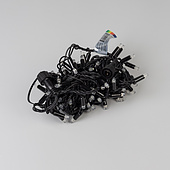 Светодиодная гирлянда ARD-STRING-PRO-10000-BLACK-100LED-LIVE RGB-DMX (24V, 10W) (Ardecoled, IP65)