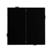 Механизм выключателя двухклавишный проходной SWT-TENDO-MKP2-PL-BK (230V, 10A) (Arlight, -)