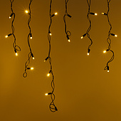 034915 Светодиодная гирлянда ARD-EDGE-CLASSIC-2400x600-BLACK-88LED-PULSE Warm (230V, 6W) (Ardecoled, IP65)