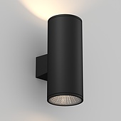 060961 Светильник настенный LGD-WALDER-R106-2x18W Day4000-MIX (Черный, 40 deg, 230V) (Arlight, IP65 Металл, 5 лет)