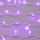 Светодиодная гирлянда ARD-STRING-CLASSIC-20000-WHITE-200LED-MILK-SYNC RGB (230V, 13W, RF ПДУ, 3000) (Ardecoled, IP65)