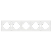 Рамка пластиковая FRM-TENDO-SFPL-5-WH (Arlight, -)