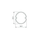 Экран ARH-ROUND-D20-DUAL-2000 OPAL BLACK (Arlight, Пластик)
