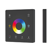 063528 INTELLIGENT ARLIGHT Сенсорная панель SMART-RF-801-11-1G-2SC-RGB-MIX черный (3V, 2.4G) накладная (IARL, IP20 Пластик, 5 лет)