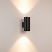 060957 Светильник настенный LGD-WALDER-R92-2x13W Day4000-MIX (Черный, 40 deg, 230V) (Arlight, IP65 Металл, 5 лет)