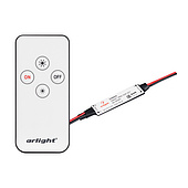 031593 Диммер SMART-MINI-DIM-SET (12-24V, 1x4A, ПДУ 4кн, IR) (Arlight, IP20 Пластик, 5 лет)