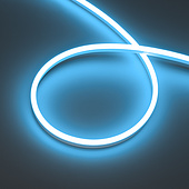 061560 Лента герметичная HALO-SIDE-A168-6x13mm 24V Lake Blue (10 W/m, IP67, 2835, 5m) (Arlight, Силикон)