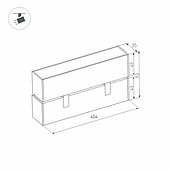 Светильник MAG-FLAT-FOLD-45-S405-12W Day4000 (BK, 100 deg, 24V) (Arlight, IP20 Металл, 5 лет)