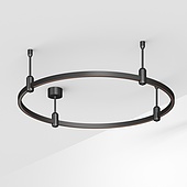 Основание ART-APRIORI-ROUND-ROD-200-R800 (BK) (Arlight, IP20 Металл, 3 года)