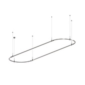 054526 Основание ART-APRIORI-OVAL-HANG-4000x1000 (TN) (Arlight, IP20 Металл, 3 года)