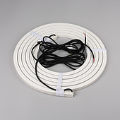 049075 Лента герметичная NOVA-TOP-PU-A120-16x15mm 24V White7200 (10 W/m, IP68, 5m, wire x2) (Arlight, Полиуретан)