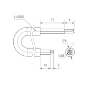 Провод питания ARL-MOONLIGHT-20AWG-4W-D6-CU-2000 White (Arlight, Закрытый)