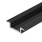 061615 Профиль SL-SLIM-H7-F25-2000 BLACK (Arlight, Алюминий)