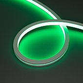 Лента герметичная MOONLIGHT-PRO-TOP-X336-20x20mm 24V RGBW-Day (12 W/m, IP67, 10m, wire x2) (Arlight, Вывод боковой, 5 лет)