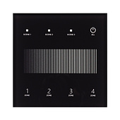 060789 INTELLIGENT ARLIGHT Сенсорная панель SMART-DALI-301-11-4G-3SC-DT6 Черная (230V, встраиваемая, 2.4G) (IARL, IP20 Пластик, 5 лет)