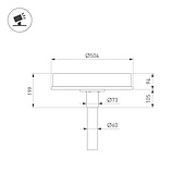 Светильник OXOR-LEIS-BUE-504x504x199-30W Day4000 (BK, 120 deg, 230V) IP66  (Arlight, -) Светильник OXOR-LEIS-BUE-504x504x199-30W Day4000 (BK, 120 deg, 230V) IP66  (Arlight, -)