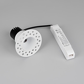 061923 Светильник MS-INVISIO-TRIMLESS-R45-10W Day4000 (WH-WH, 36 deg, 230V) (Arlight, IP54 Металл, 5 лет)