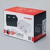 Светильник SP-CUBUS-S100x200-2x11W Day4000 (BK, 40 deg, 230V) (Arlight, IP20 Металл, 3 года)