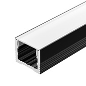 032997 Профиль SL-SLIM-H13M-2000 BLACK (Arlight, Алюминий)
