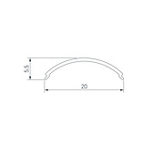 065411 Экран SL-KANT-H16-2000 ROUND BLACK (Arlight, Пластик)