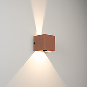 061761 Светильник LGD-PERAN-WALL-S120x120-6W Warm3000 (Beige red, 0-80 deg, 230V) (Arlight, IP65 Бетон, 3 года)