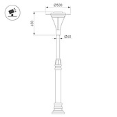 Светильник OXOR-LUMME-LUZ-O - 500x650-35W Day4000 (BK, 120 deg, 230V) IP65 (Arlight, -)