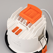 048082 Светильник MS-ALORA-BUILT-R106-9W Day4000-MIX (BK, 40 deg, TRIAC) (Arlight, IP54 Пластик, 3 года)