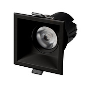 Светильник MS-FLOW-BUILT-S85x85-6W Warm3000 (BK, 15 deg, 230V) (Arlight, IP20 Металл, 5 лет)