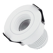 015398(1) Светильник встраиваемый LTM-R45-3W Warm3000 (Белый, 30 deg, 230V) (Arlight, IP40 Металл, 5 лет)