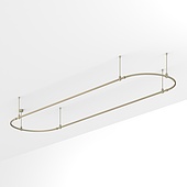 054404 Основание ART-APRIORI-OVAL-ROD-400-4000x1000 (OG) (Arlight, IP20 Металл, 3 года)