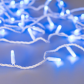 Светодиодная гирлянда ARD-STRING-CLASSIC-10000-WHITE-100LED-MILK-SYNC RGB (230V, 6.5W, RF ПДУ, 1000) (Ardecoled, IP65)