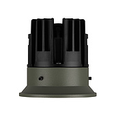 Светильник безрамочный DL-INTRAL-R63-8W Warm3000 (Серо-зеленый RAL7009, 36 deg, 230V) (Arlight, IP20 Металл, 5 лет)