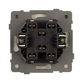 Механизм выключателя одноклавишный перекрёстный SWT-TENDO-MKX1-PL-WH (230V, 10A) (Arlight, -)