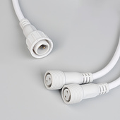031803 Коннектор питания ARD-CLASSIC-SYNC-RGB White (230V, 2 ports) (Ardecoled, Закрытый)
