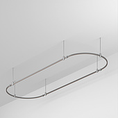 050199 Основание ART-APRIORI-OVAL-ROD-800-3000x1000 (TN) (Arlight, IP20 Металл, 3 года)