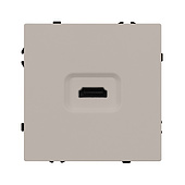 061842 Механизм HDMI розетки SCT-NOBE-MHD1-SFPL-CA (Arlight, Кашемир)