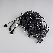 034129 Светодиодная гирлянда ARD-EDGE-PRO-4000x600-BLACK-128LED-MILK-FLASH Warm/Warm (230V, 8W) (Ardecoled, IP65, 2 года)