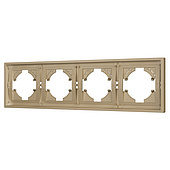 Рамка пластиковая FRM-TENDO-SFPL-4-GD (Arlight, -)