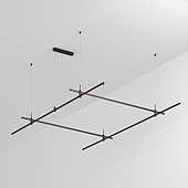 Основание ART-APRIORI-RECTANGLE-HANG-3000x2000 (BK) (Arlight, IP20 Металл, 3 года)