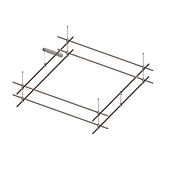 050207 Основание ART-APRIORI-QUADRAT-2-ROD-400-2000x2000 (TN) (Arlight, IP20 Металл, 3 года)