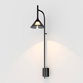 Светильник SP-OMBRELLO-WALL-7W Warm3000 (BK, 30 deg, 230V) (Arlight, IP20 Металл, 5 лет)