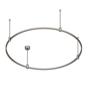 Основание ART-APRIORI-ROUND-ROD-400-R1200 (TN) (Arlight, IP20 Металл, 3 года)