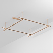 048520 Основание ART-APRIORI-QUADRAT-ROD-400-2000x2000 (GD) (Arlight, IP20 Металл, 3 года)