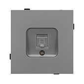 Механизм компьютерной розетки SCT-TENDO-MPC1-PL-GR (RJ-45, CAT6) (Arlight, -)