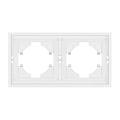 Рамка пластиковая FRM-TENDO-PL-2-WH (Arlight, -)