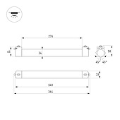 Светильник LGD-NEPTUN-2TR-L343-10W Warm3000 (BK, 100 deg, 230V) (Arlight, IP20 Металл, 5 лет)