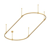 048503 Основание ART-APRIORI-OVAL-ROD-400-3000x1000 (GD) (Arlight, IP20 Металл, 3 года)