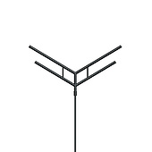 Кронштейн OXOR-SY4-3000x76-L1300 BLACK (Arlight, Сталь)